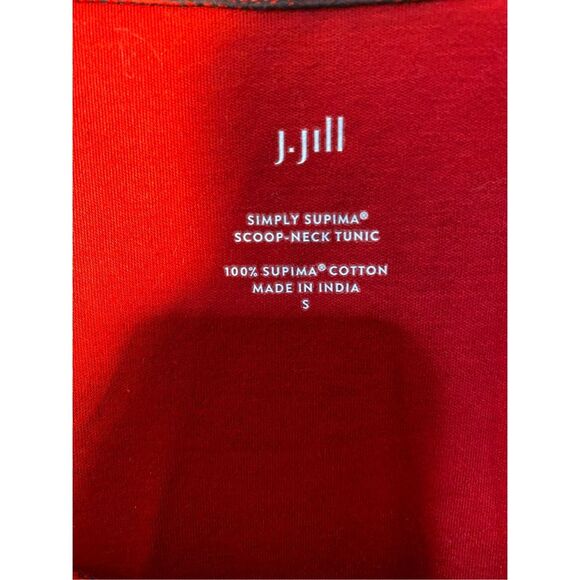 J Jill women’s Buffalo plaid print, long sleeve tunic tops, size small - Picture 4 of 4